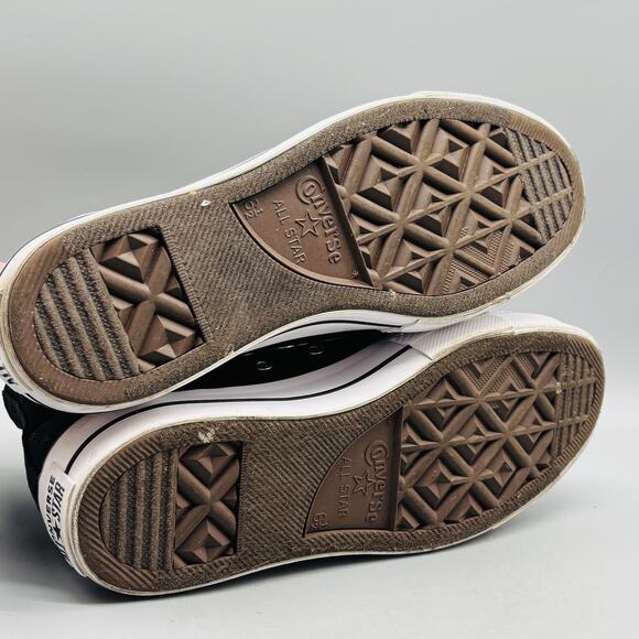 Converse Shoes Womens 8.5 Black Chuck Taylor All Lift Platform High Top Sneakers - Picture 8 of 10